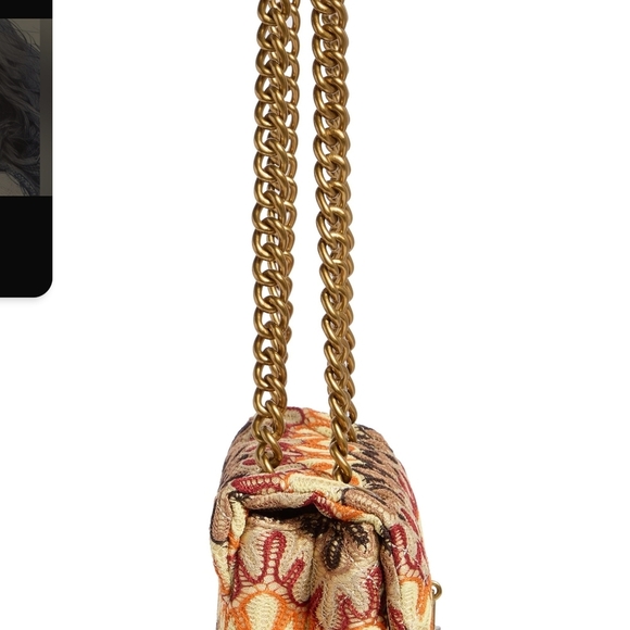 Kurt Geiger NWT Multi Colored Woven Medium Kensington Crossbody Bag - Picture 6 of 9